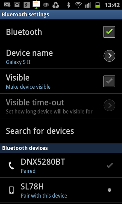 Samsung galaxy s2 bluetooth pairing mercedes #4